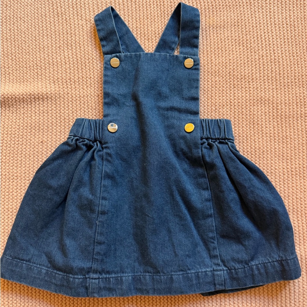 Jacadi Navy Blue Kids Pinafore Jumper
